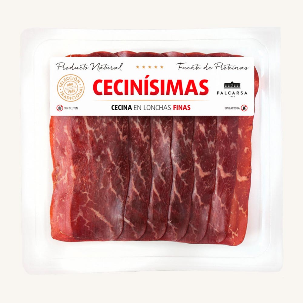 Palcarsa Cecinísima (cecina in extra thin slices), from Leon, pre-sliced 70 gr